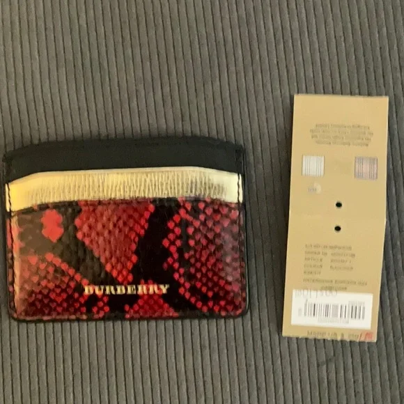Burberry water snake borders IZZY card case - Picture 5 of 5